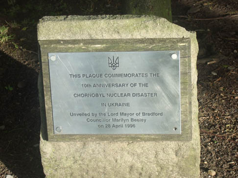 The Chornobyl commemorative plaque